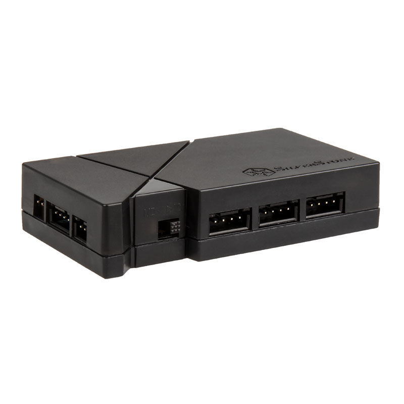 Silverstone SST-LSB01 RGB-LED-Hub + 2x LED-Strip - black