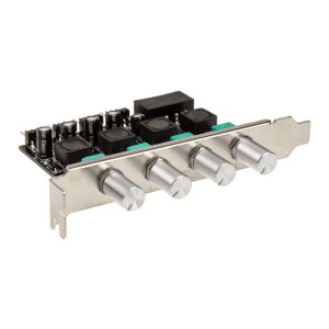 Lamptron CP436 4-channel fan controller for PCI slot - silver