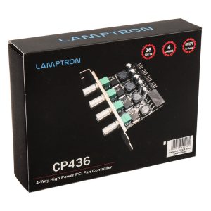 Lamptron CP436 4-channel fan controller for PCI slot - silver