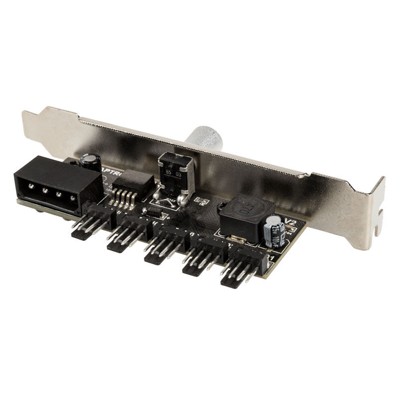 Lamptron CP120 V2 PCI cover fan control - silver