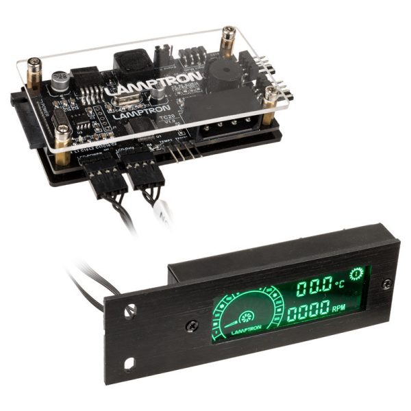 Lamptron TC20 PCI RGB Fan and LED Controller – Black
