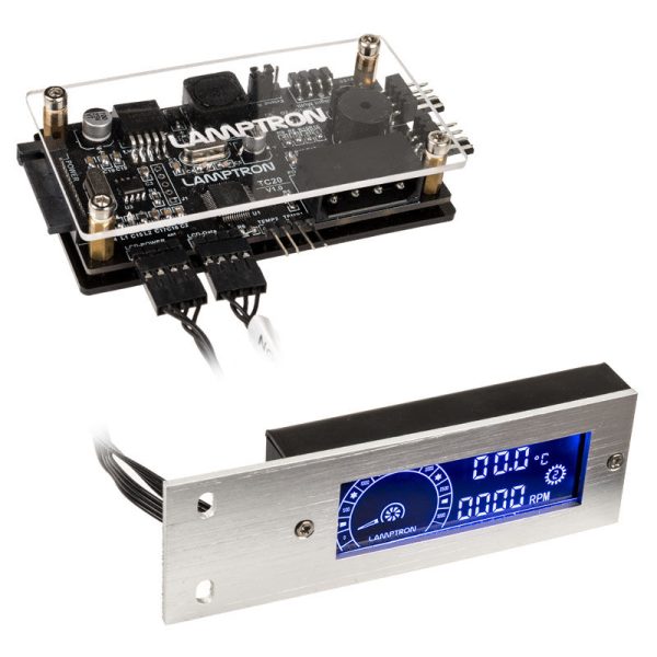 Lamptron TC20 PCI RGB fan and LED controller – silver
