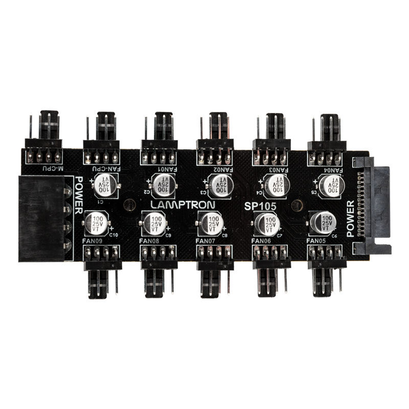 Lamptron SP105 10x PWM fan hub