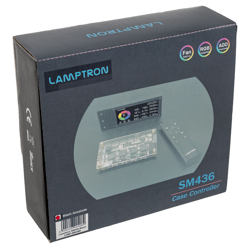 Lamptron SM436 PCI RGB Fan and LED Controller - Black : image 6
