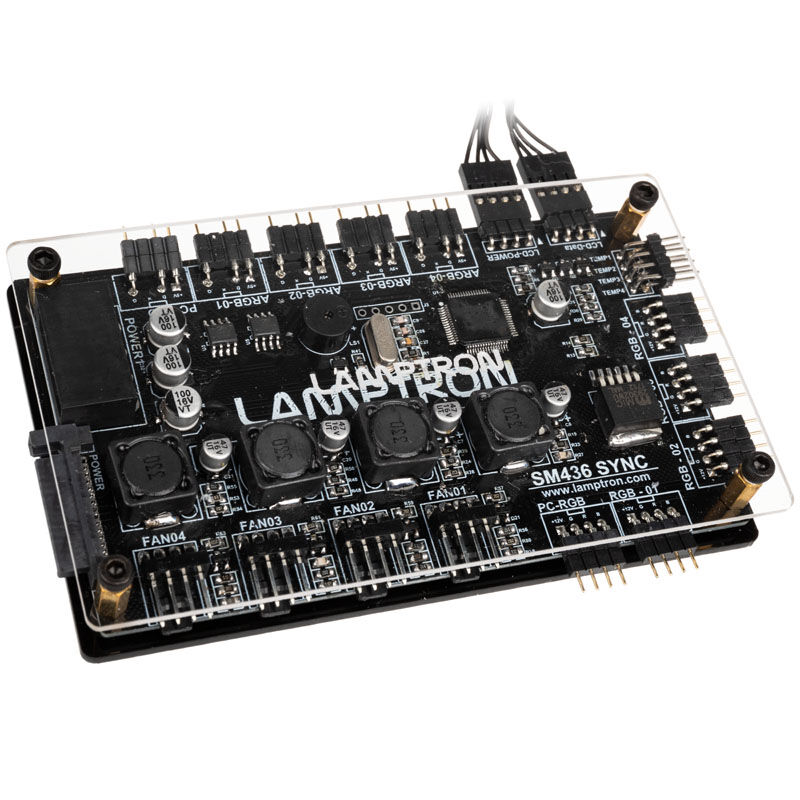 Lamptron SM436 Sync Edition PCI RGB Fan and LED Controller - Black : image 5