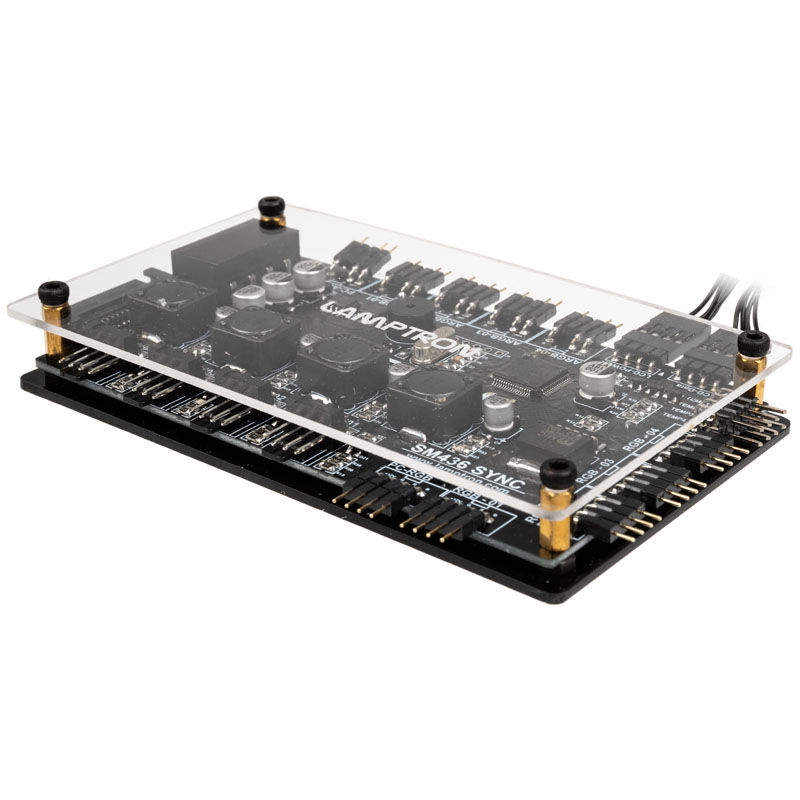 Lamptron SM436 Sync Edition PCI RGB Fan and LED Controller - Black : image 3