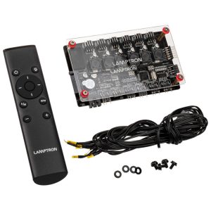 Lamptron CU135 fan control + RGB controller with display, ARGB - black