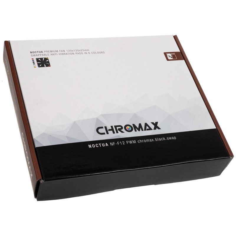Noctua NF-F12 PWM chromax.black.swap fan - 120mm : image 8