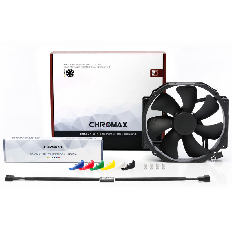 Noctua NF-A15 PWM chromax.black.swap fan - 140mm