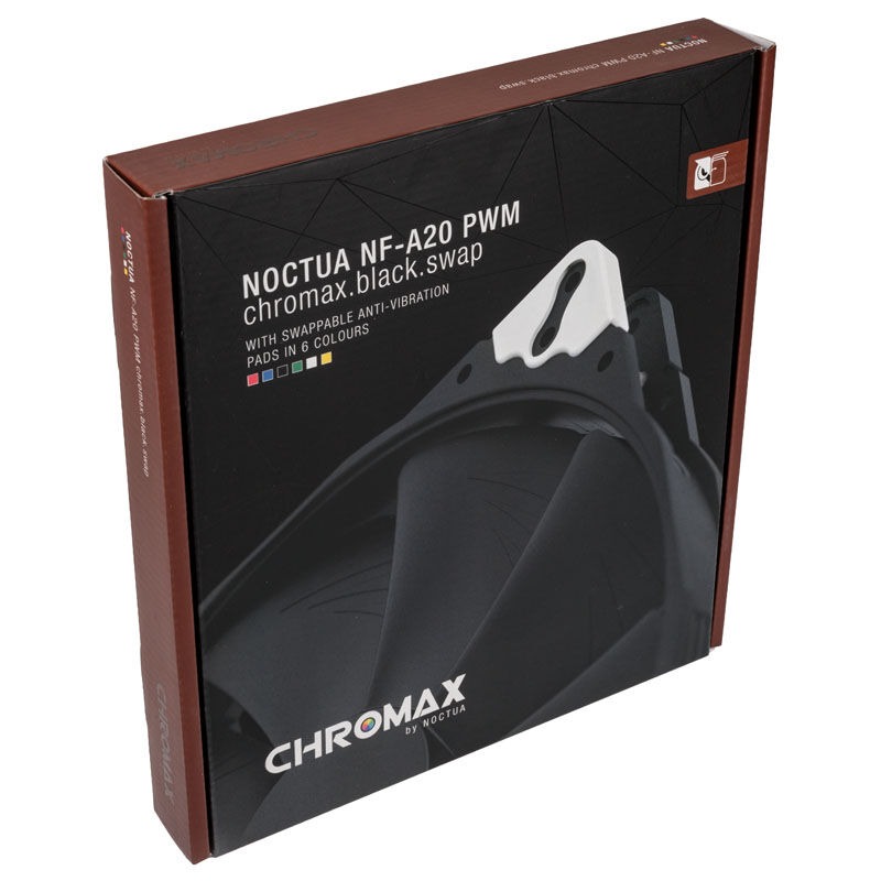 Noctua NF-A20 PWM chromax.black.swap fan - 200mm : image 7