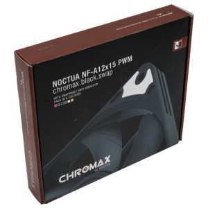 Noctua NF-A12x15 PWM chromax.black.swap fan - 120mm