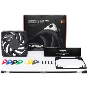 Noctua NF-A12X25 PWM chromax.black.swap fan - 120mm : image 8