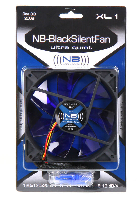 Noiseblocker BlackSilent Fan XL1 - 120mm