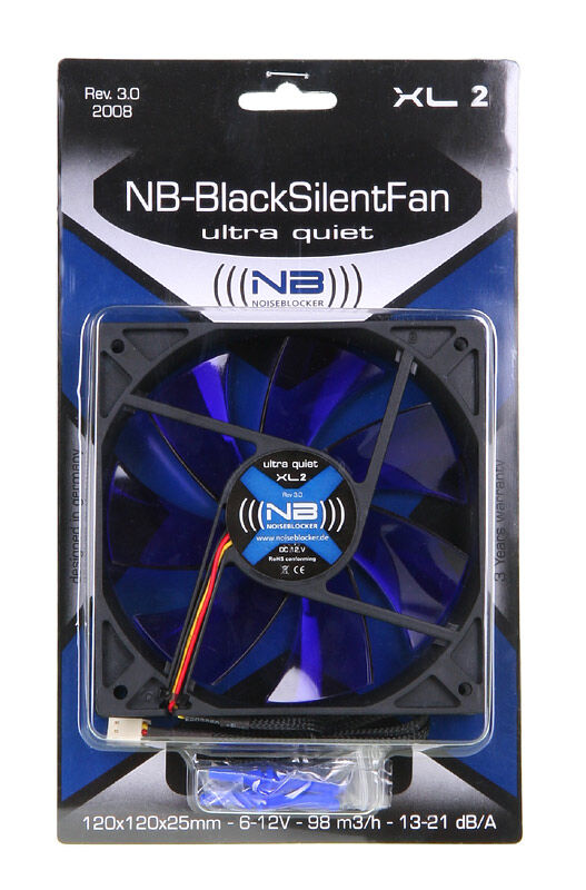 Noiseblocker Black Silent Fan XL2 - 120mm