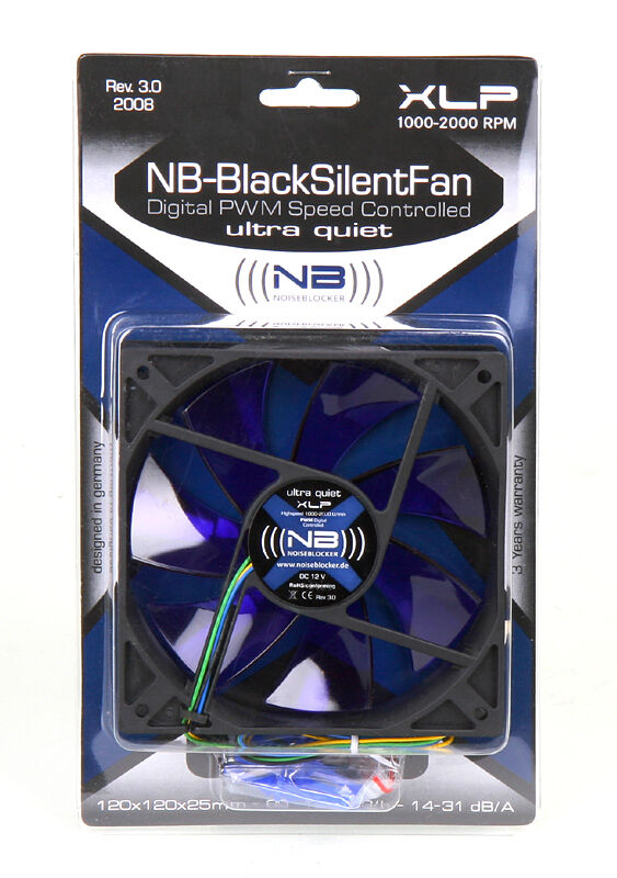 Noiseblocker BlackSilent Fan XL-P - 120mm PWM