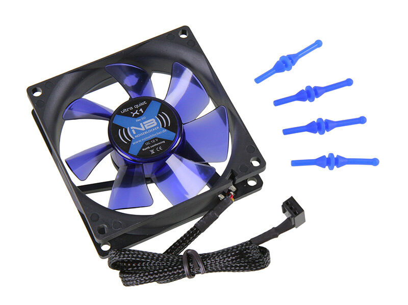 Noiseblocker Black Silent Fan X1 - 80mm
