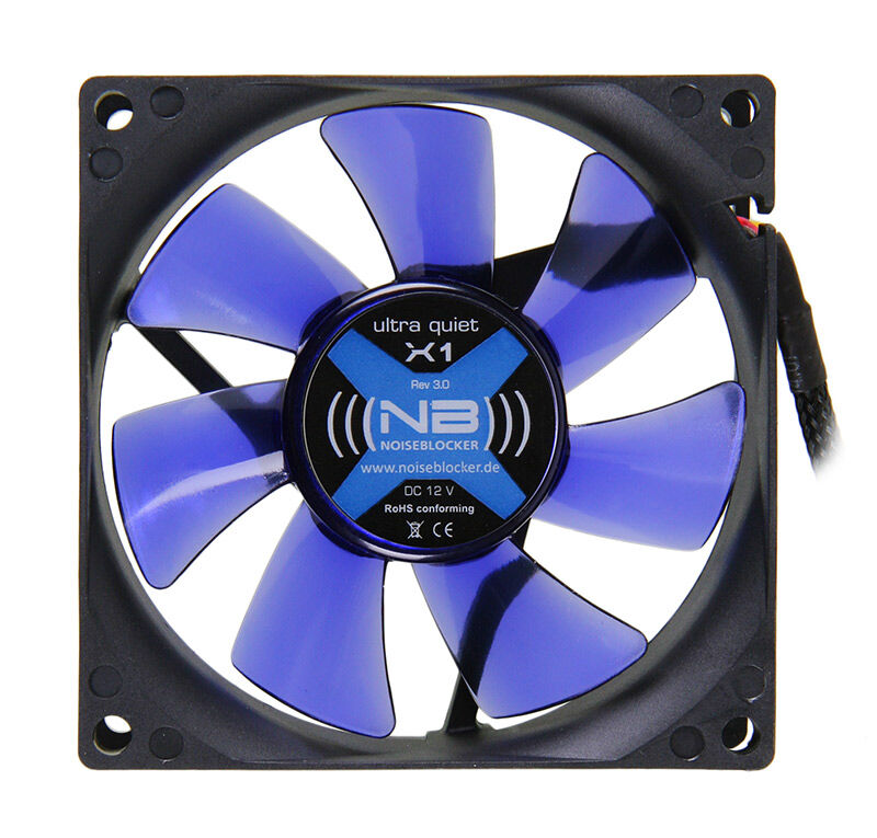 Noiseblocker Black Silent Fan X1 - 80mm
