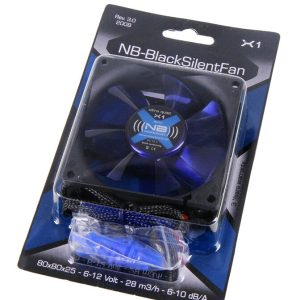 Noiseblocker Black Silent Fan X1 - 80mm