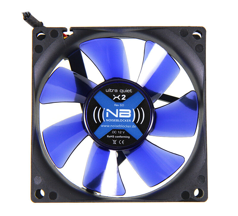 Noiseblocker Black Silent Fan X2 - 80mm