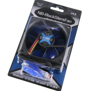 Noiseblocker Black Silent Fan X2 - 80mm