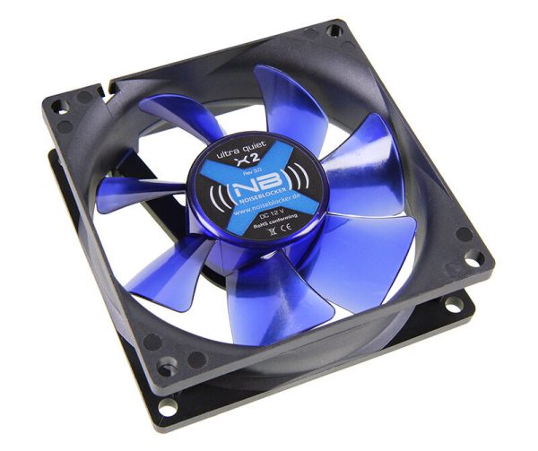 Noiseblocker Black Silent Fan X2 – 80mm