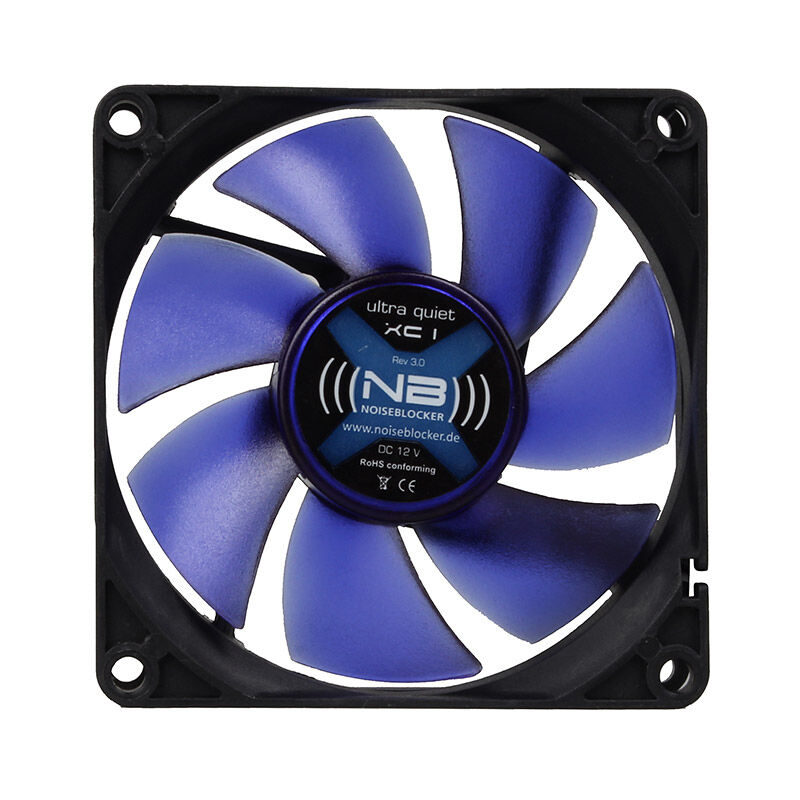 Noiseblocker BlackSilent Fan XC1, bulk - 80mm