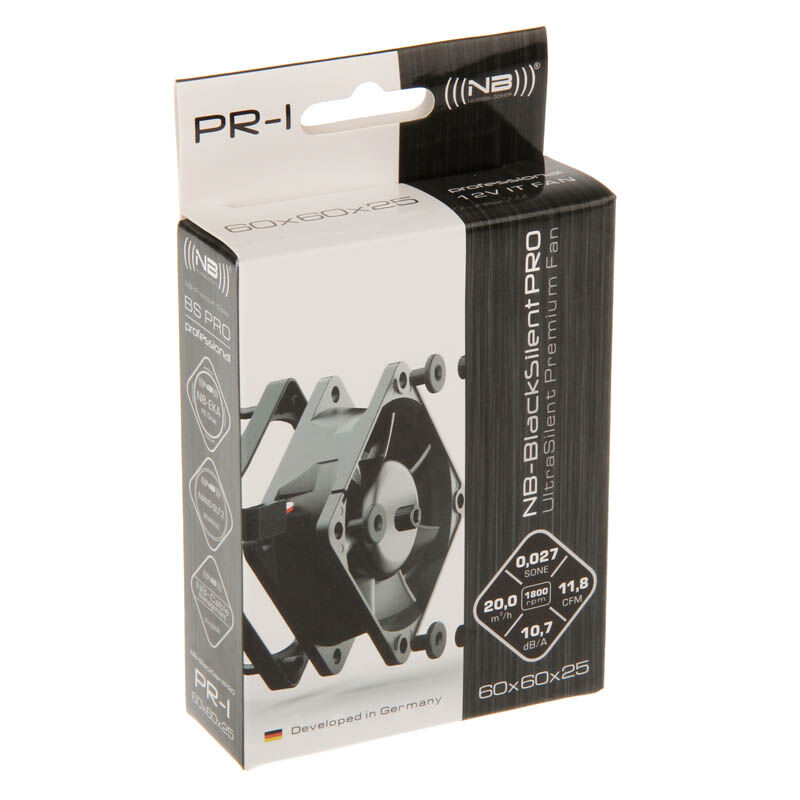 Noiseblocker Black Silent Pro PR-1 Fan - 60mm