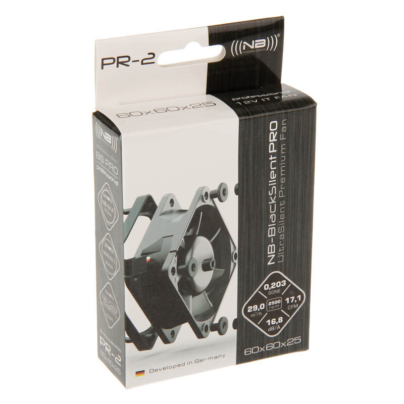 Noiseblocker Black Silent Fan Pro PR-2 - 60mm