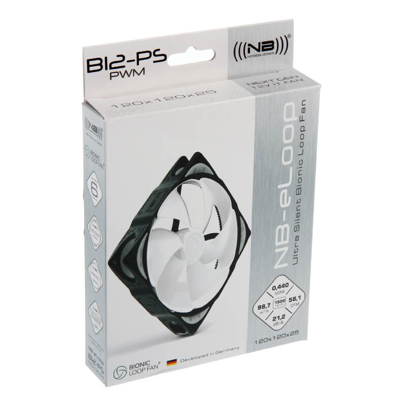 Noiseblocker NB-B12 HP ELOOP Fan - 120mm