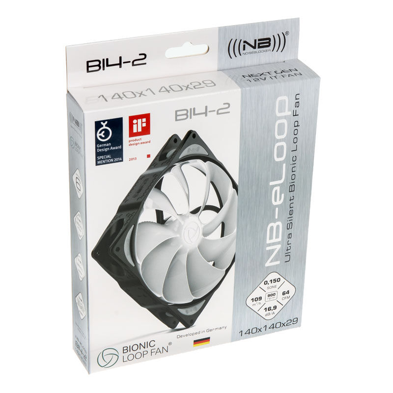 Noiseblocker NB-ELOOP Fan B14-2 - 140mm