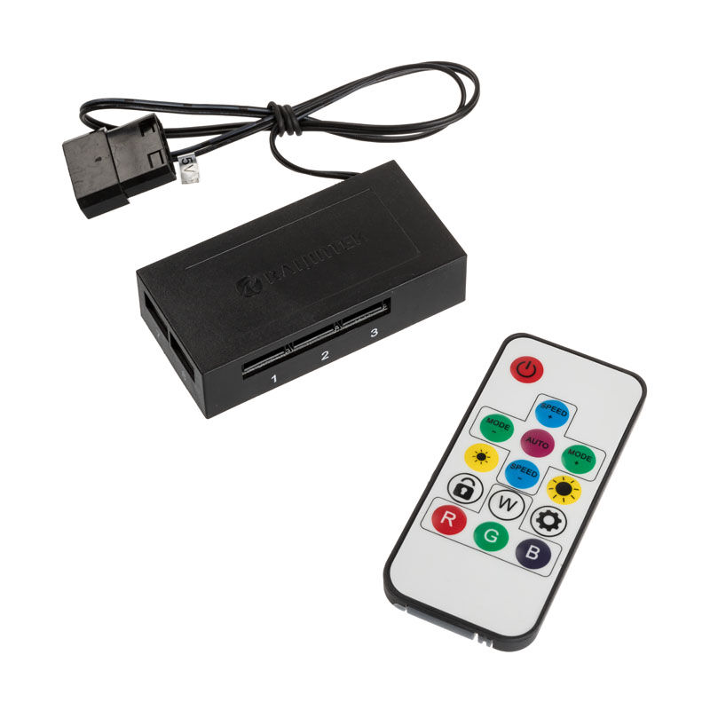 RAIJINTEK Iris 12 Rainbow A-RGB LED fan, set of 3 including controller - 120mm