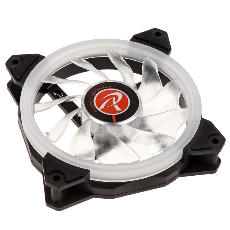 RAIJINTEK Iris 12 Rainbow A-RGB LED fan, set of 3 including controller - 120mm