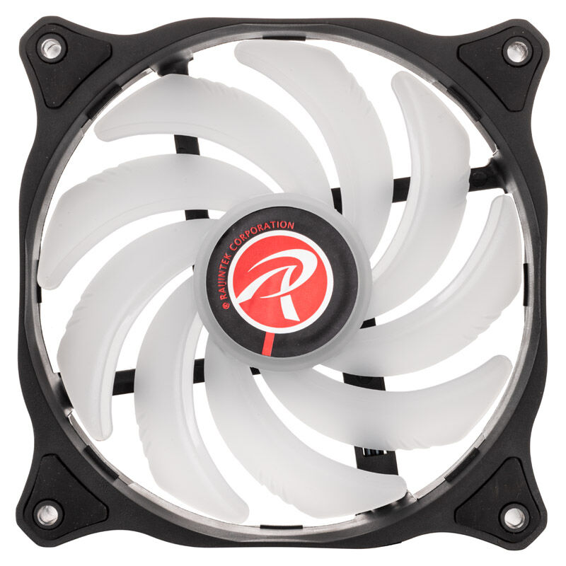 RAIJINTEK EOS 12 RBW ADD fan, set of 2 incl.controller - black, 120mm