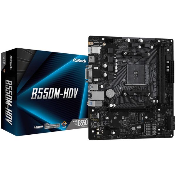 ASRock B550M-HDV, AMD B550 motherboard – socket AM4