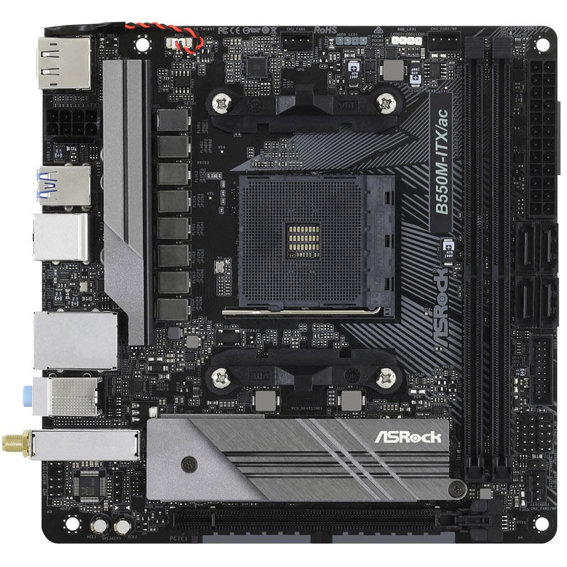 ASRock B550M-ITX / ac, AMD B550 motherboard - socket AM4 : image 5