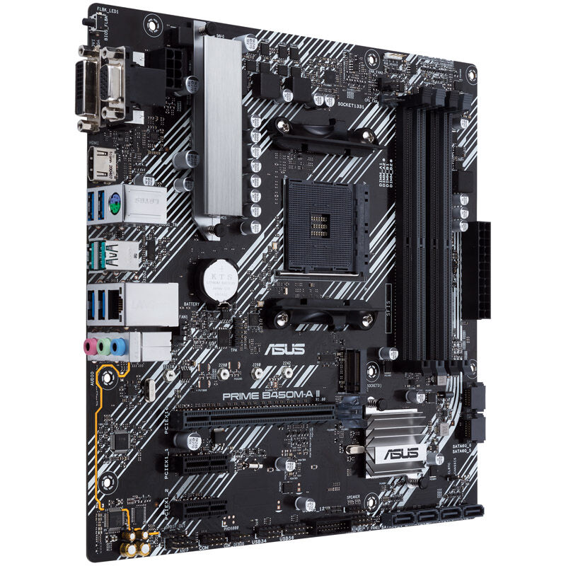 ASUS PRIME B450M-A II, AMD B450 mainboard - Socket AM4
