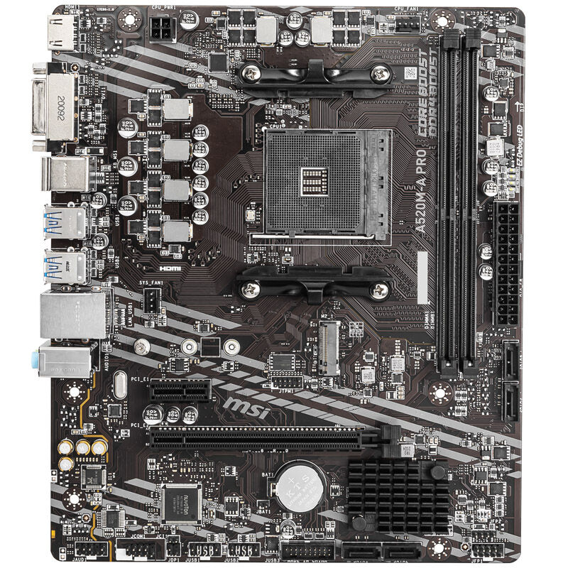 MSI A520M-A Pro, AMD A520 Mainboard - Socket AM4