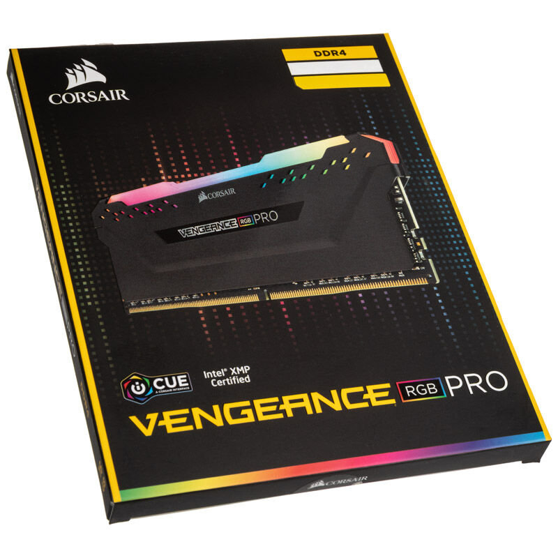 Corsair Vengeance RGB Pro black, DDR4-3200, CL16 - 32 GB Dual-Kit