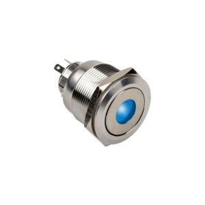 DimasTech Vandalism Switch / Button 25mm, Silverline Dot - RGB
