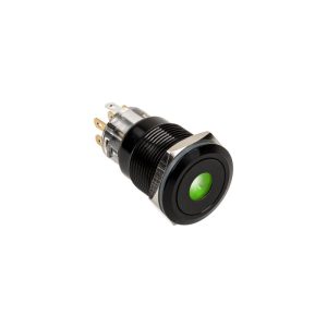 DimasTech Vandalism switch / push button 19mm, Blackline Dot - RGB