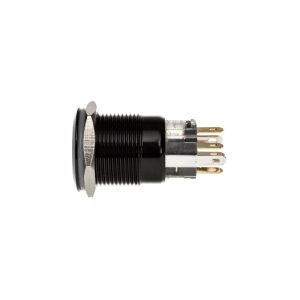 DimasTech Vandalism switch / push button 19mm, Blackline Dot - RGB