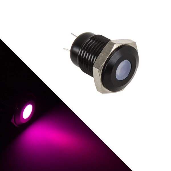 Lamptron Vandalism protected LED – violet, black version