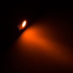 Lamptron vandalism-backed LED - orange, black version