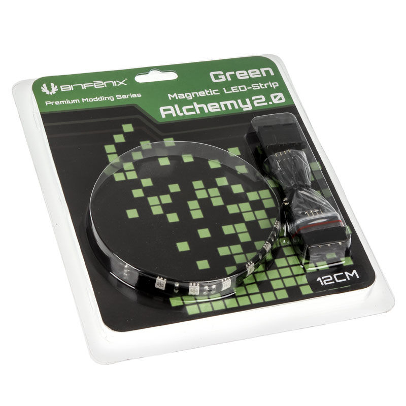 BitFenix Alchemy 2.0 Magnetic LED Strip - 12cm, 6 LEDs, green : image 4