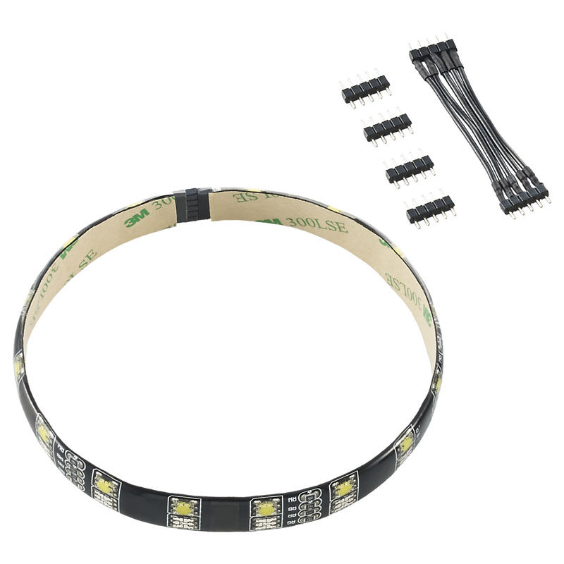 CableMod WideBeam Hybrid LED Strip 30cm - RGB / W