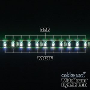 CableMod WideBeam Hybrid LED Kit 30cm - RGB / W : image 4