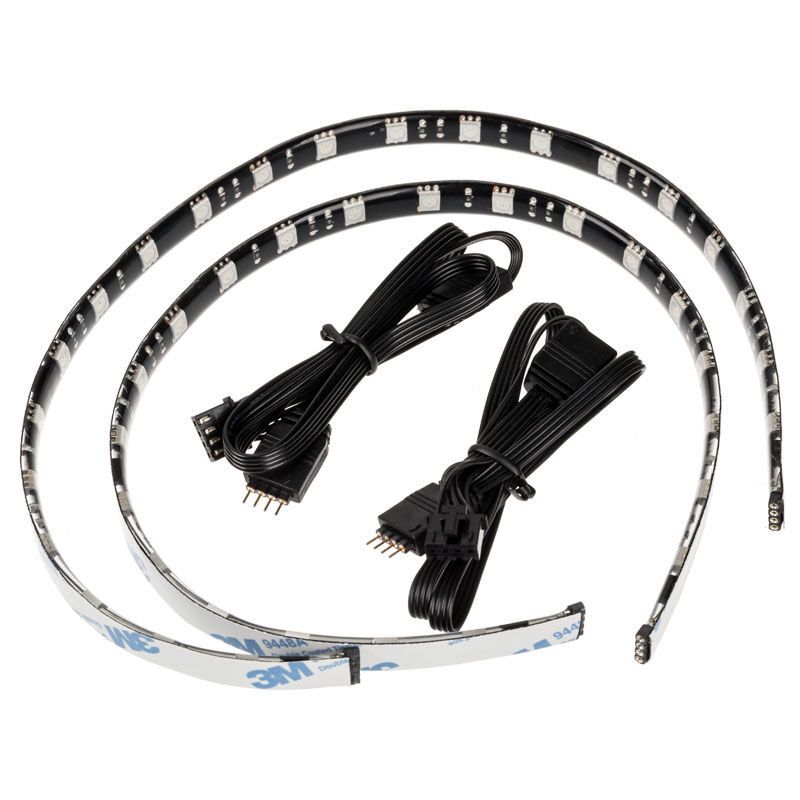 BitFenix Alchemy 2.0 Magnetic RGB LED Strip Kit - 2x 40cm, 2x 21 LEDs : image 4