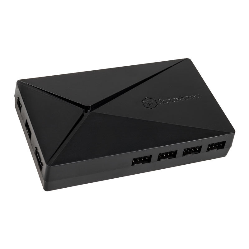 Silverstone SST-LSB02-E - ARGB LED Hub, Controller - Black