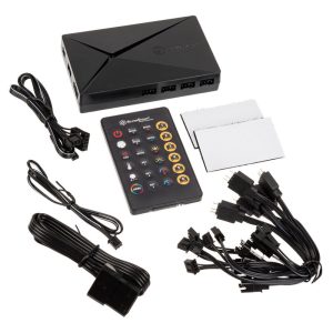 Silverstone SST-LSB02-E - ARGB LED Hub, Controller - Black