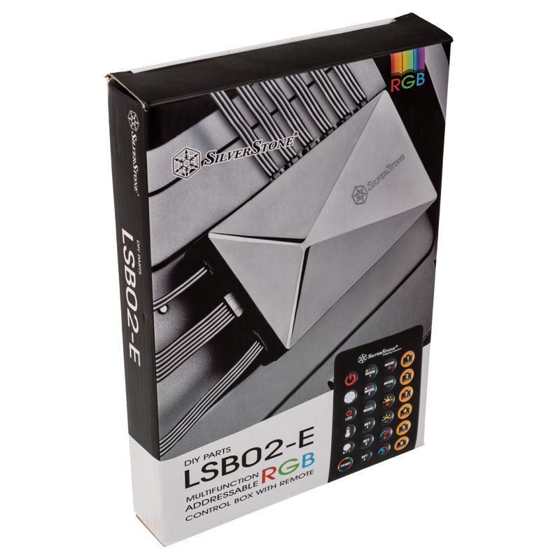 Silverstone SST-LSB02-E - ARGB LED Hub, Controller - Black